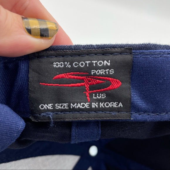 AMERICAN UNITED Blue Denim American Flag Baseball Hat Trucker Cap - Picture 8 of 8